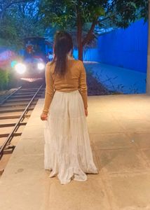 Ethnic Wear Long Skirt With Dupatta