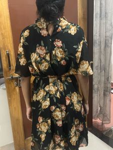 Floral Print Mini Dress