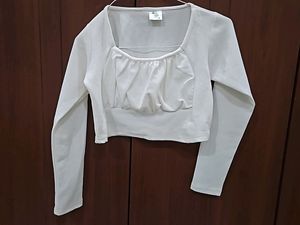 White crop Top Brand New❤️