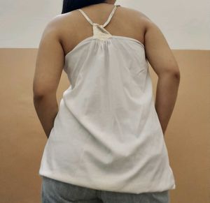 White Spaghetti Strap Top