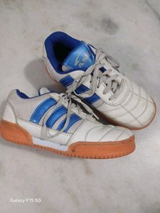 White & Blue Casual Shoes