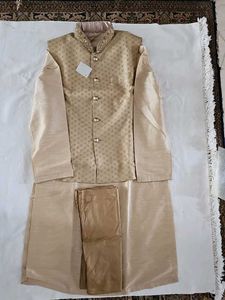 Large 3 Piece Kurta Churidar,  Modi Jacket Set