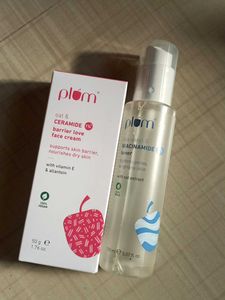 Plum Toner & Face Cream