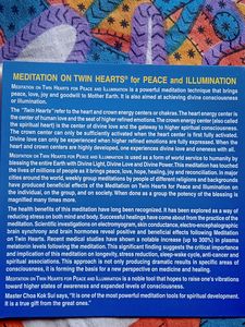 CD-MEDITATION ON TWIN HEARTS(FOR PEACE &amp; ILLUMINAT