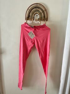 Pink Cotton Leggings