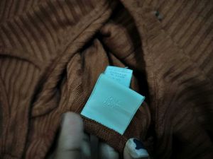 H&M Brown Ribbed Top