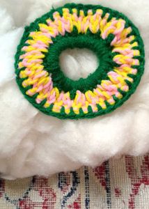 Colorful Crochet Hair Ties - Handmade