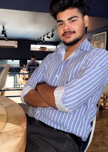 Patterned Button-Down Shirt