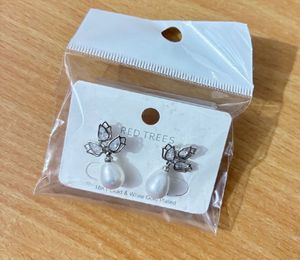 Tulips Pearl Drop Earrings