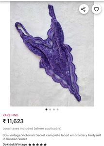 VS Vintage Lace bodysuit Lingerie