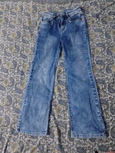 Blue Denim Bootcut Jeans for Girls