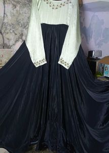 Black Silk Heavy Gown