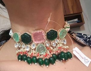 ZAVERI PEARLS Multicolor Stones &amp; Beads Multistran