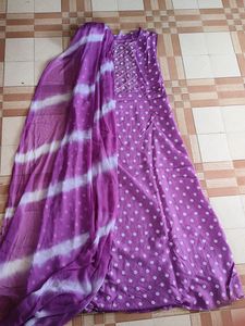 Lavander Color Kurthi And Soft Dhupatta 💜😻