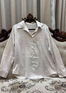 Striped Button-Down Shirt