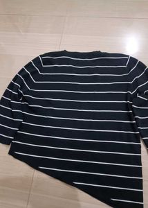 Striped Asymmetrical Top