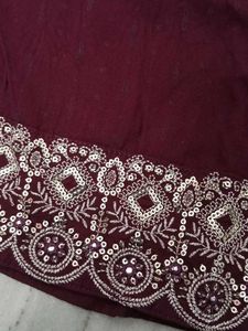 L-XL KURTI PLAZO SET WITH DUPATTA