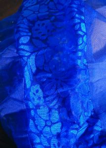 Elegant Blue Party Anarkali Suit