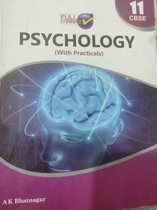 Full Marks Psychology With Practicals Class 11