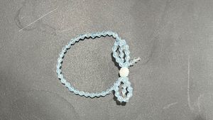 Light Blue Beaded Bracelet