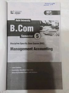 Management Accounting Shivdas (NEP UGCF)