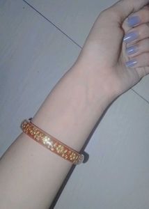 Floral Bangle Bracelet