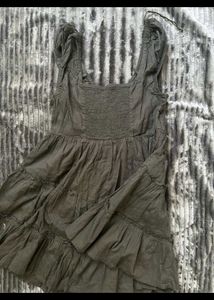 Black Flowy Sleeveless Dress