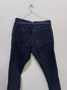 Distressed black jeans