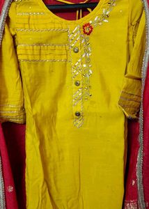 Haldi Ceremony Outfit -  Kurta Palazzo Set