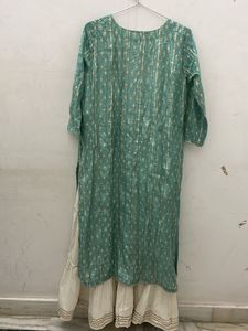 Women Flare Long Gown With Gotta Patti Work