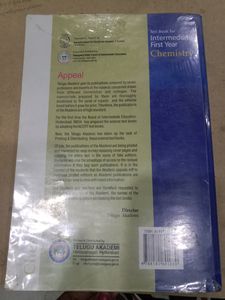 Chemistry Textbook For Intermediate First Year