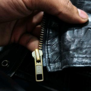 Vintage Black Leather Jacket