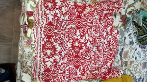 Red &amp; White Kurta