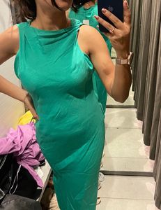 Zara Green Dress