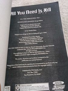 All You Need Is Kill Vol. 1
