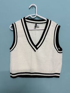 White Knit Vest