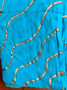 Blue &amp; Gold Dupatta
