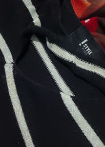 Black And White Stripe Top
