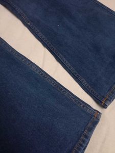 SHEIN High Rise distressed Boot Cut Jea