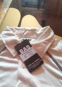 BAS Cricket Shirt – Classic White Performance Tee