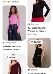 New One Shoulder Top