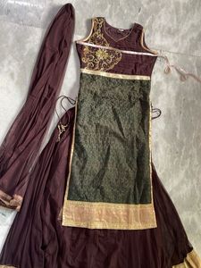Long Kurta skirt Dupatta set