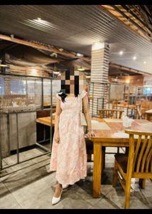 Elegant Pink Floral Dress