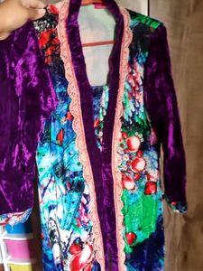 Colorful Velvet Jacket