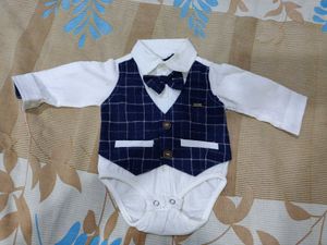 Baby Boy Party Wear Onesie For 3-6 Months