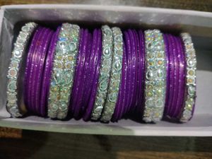 Purple Bangles Set