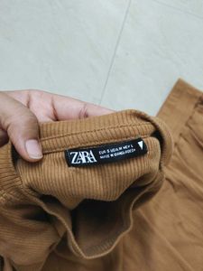 Tan Matching Set - Top and Pants