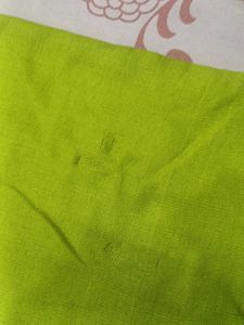 OnElegant Green With Flaws On Sleeves Check Pictur