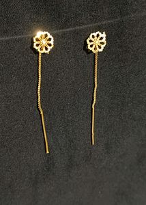 Needle And Thread Model Earrings