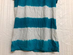 Ann Taylor Blue Short Sleeve T Shirt